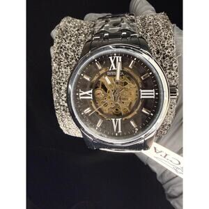 Invicta Men's Watch Objet D Art Skeleton Dial Black Case Bracelet 69507